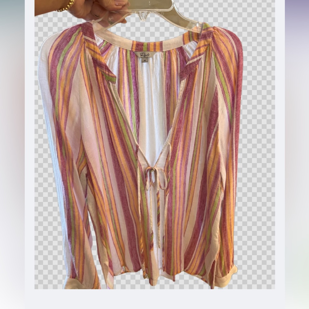 Rails Multicolor Striped Blouse